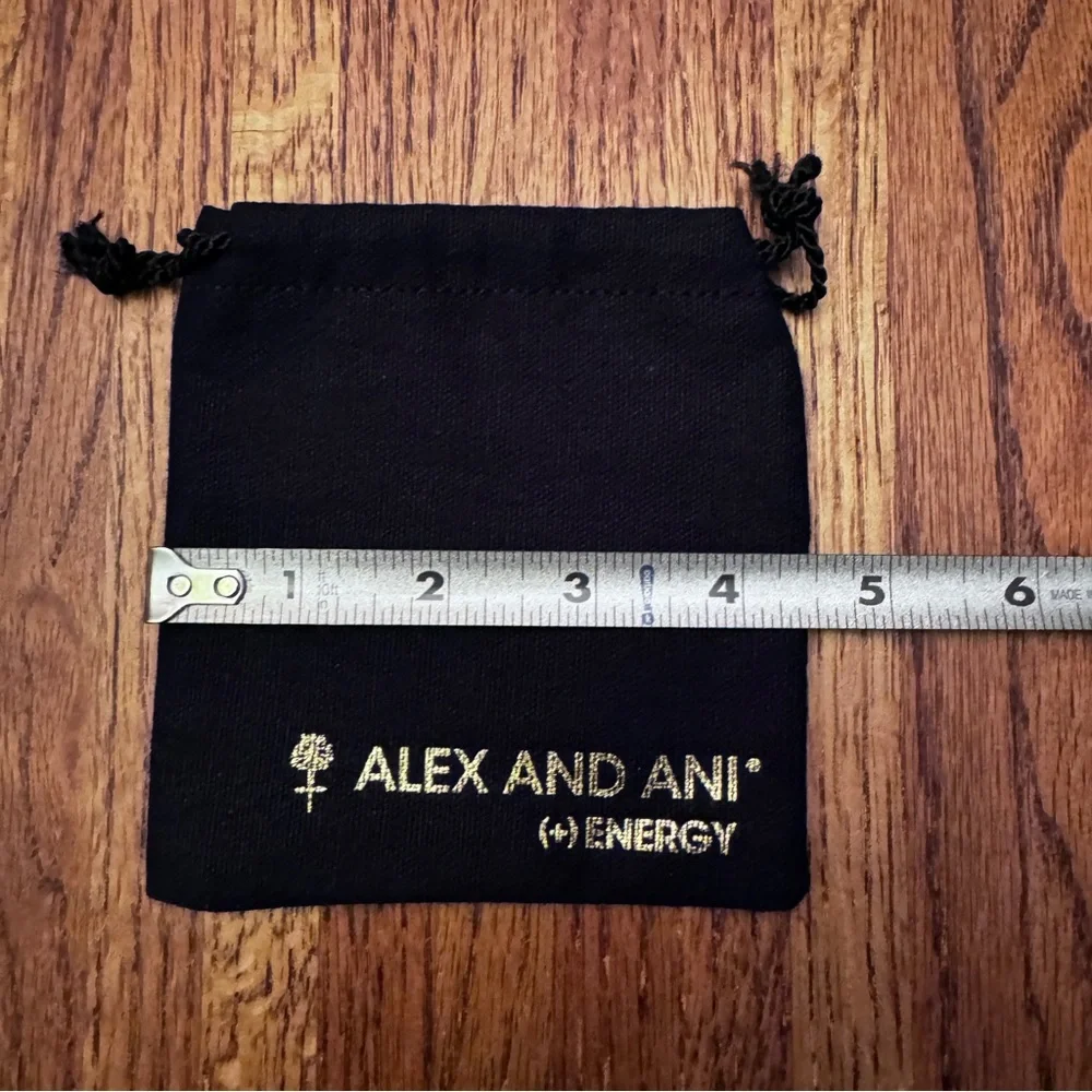 Alex and Ani black jewelry pouch